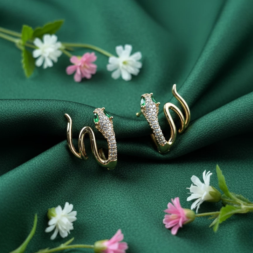 Swarovski Daşlı İlan Sırğalar