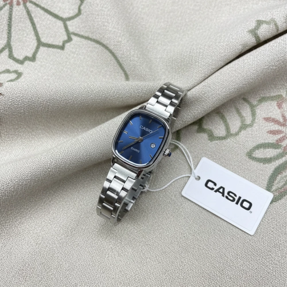 Casio Blue Dial Klassik Qadın Saatı