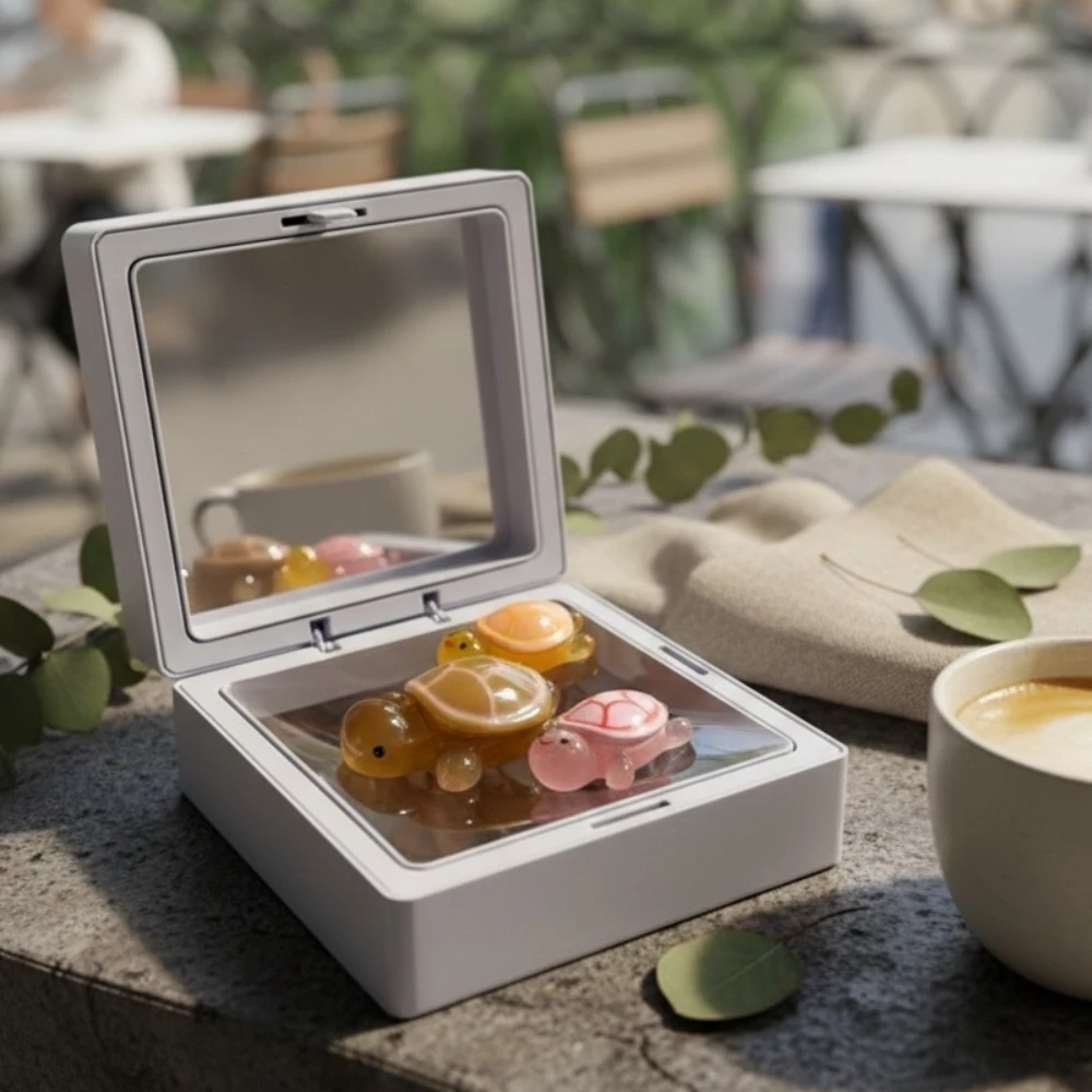 "Zərif Harmoniya" – Eksklüziv Daş Tısbağalar Dəsti (Premium Keysdə)