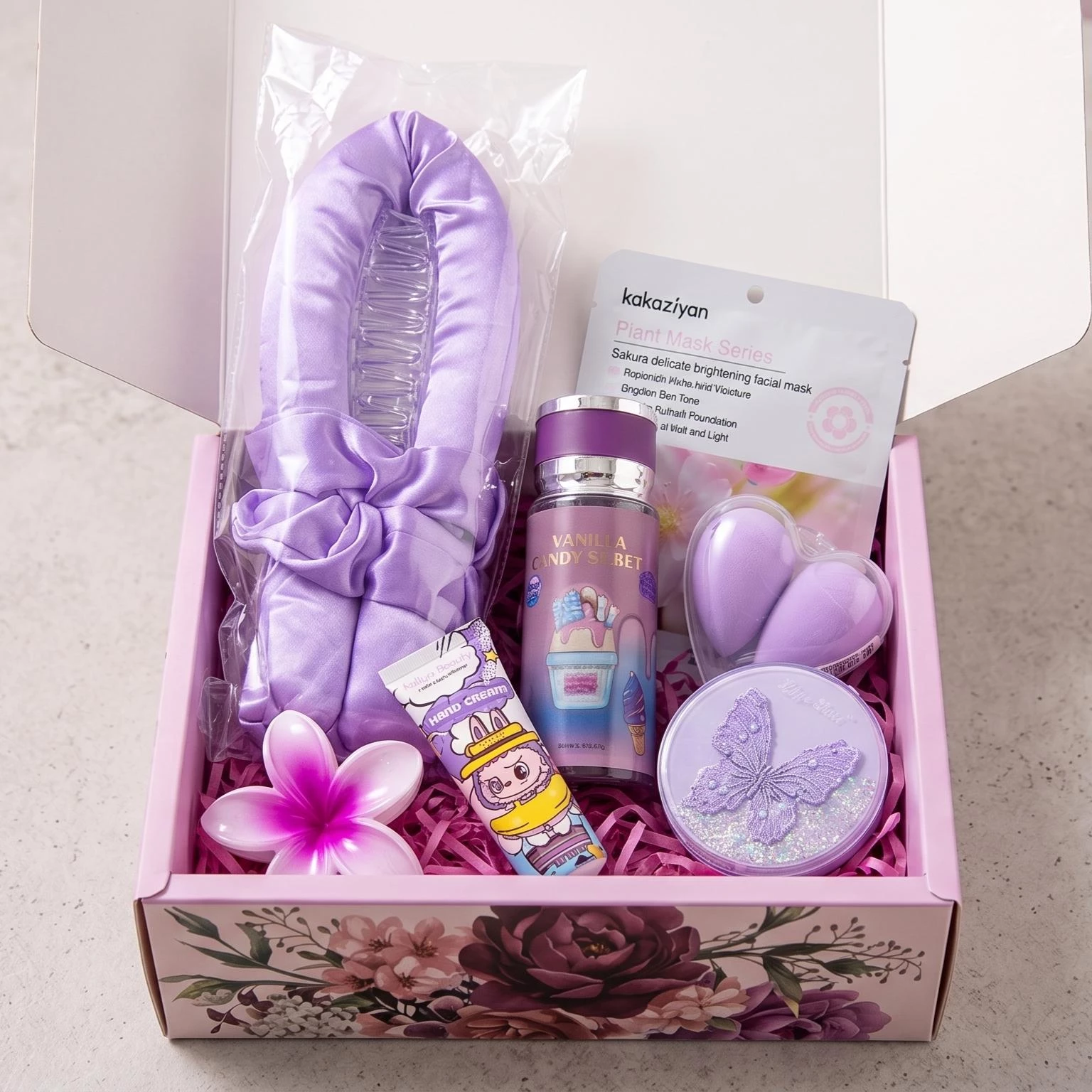 Lavanda Parıltısı Gözəllik və Baxım Dəsti (Luxury Purple Beauty Box)