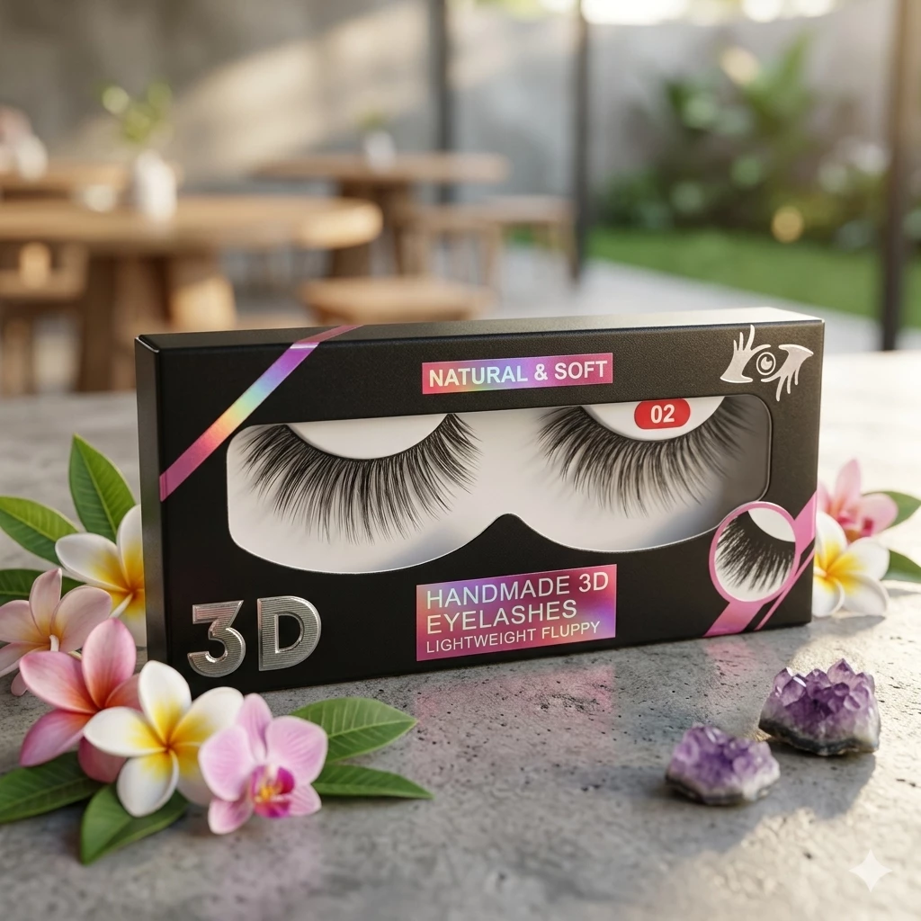Handmade 3D Kirpikləri (Model 02)